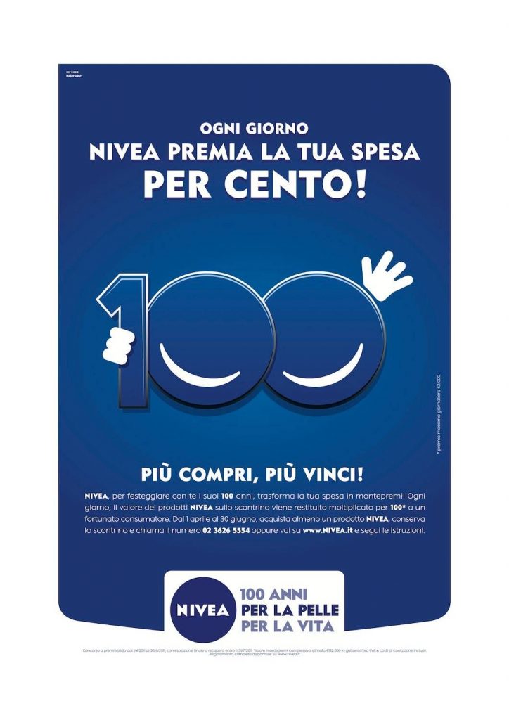 NIVEA x 100 FORMATI STAMPA
