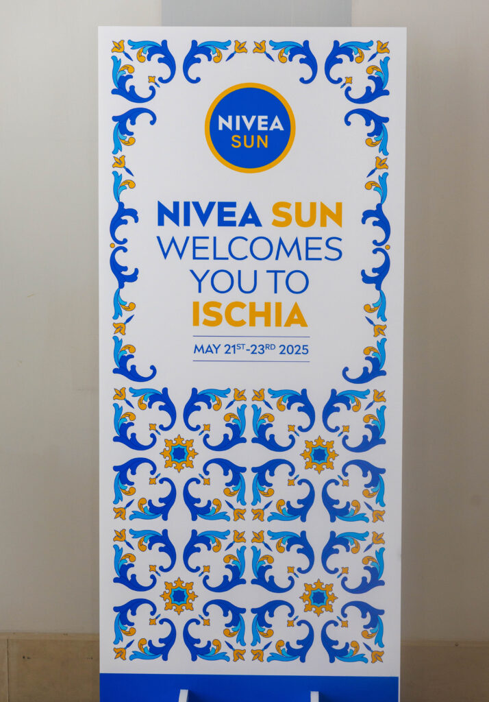 Nivea Sun Ischia 5 Nivea Sun Ischia cartellone con maioliche