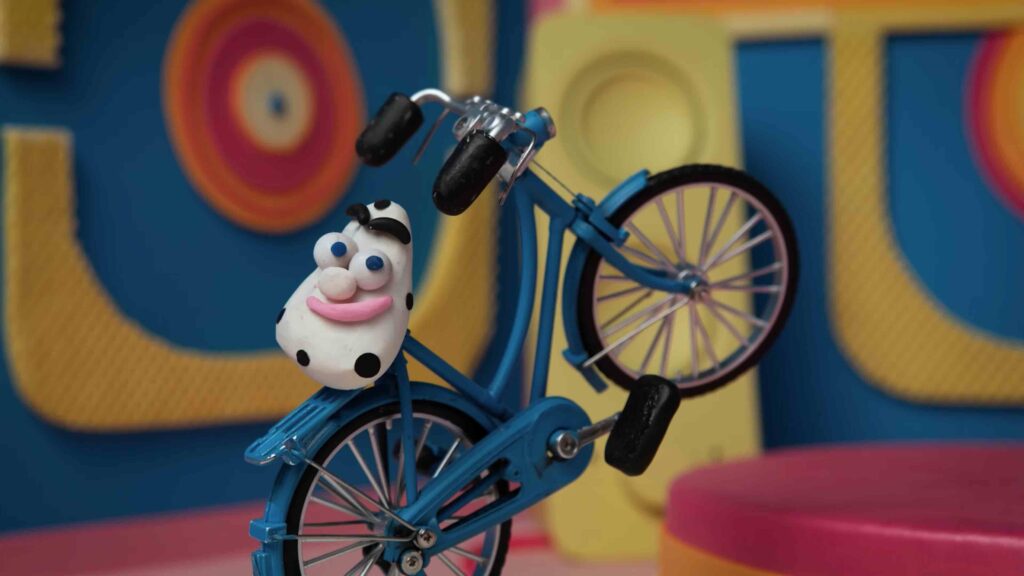 Stracciatella 9 Frame con bicicletta Stracciatella