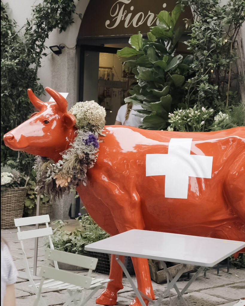 Formaggi dalla Svizzera 2 Dettaglio dell'ingresso della location Clori per l'experience di Formaggi dalla Svizzera