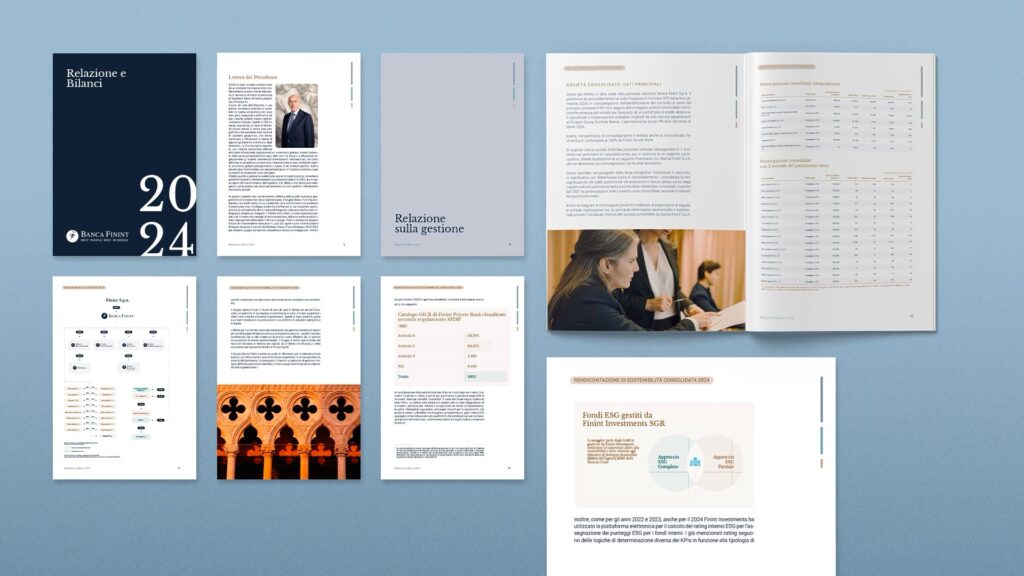 Finint 1 Calendario realizzato per Banca Finint