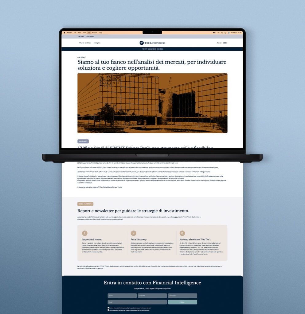 Finint 8 Sito web Finint